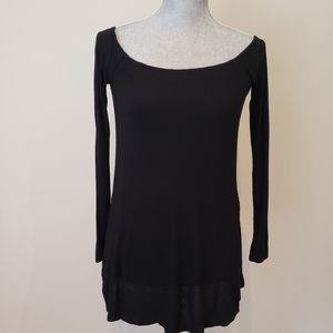 Women's ASOS black off the shoulder tunic
